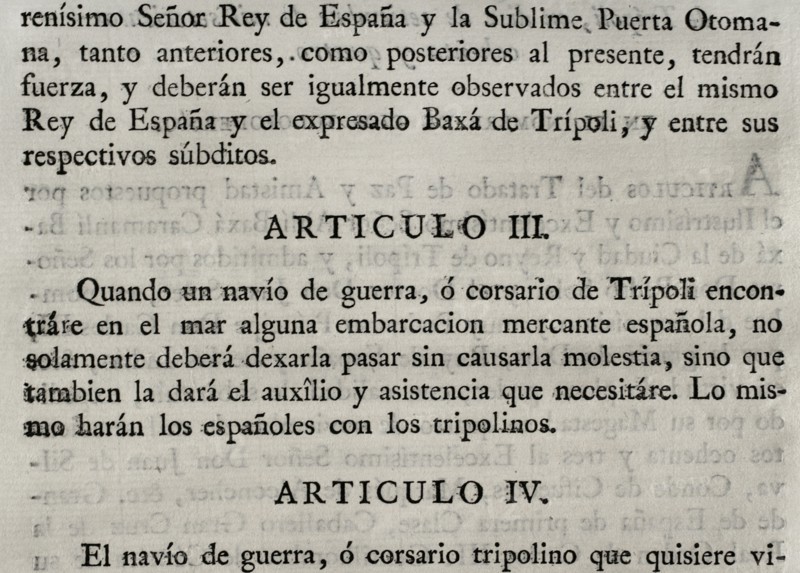 Treaty of peace and amity.