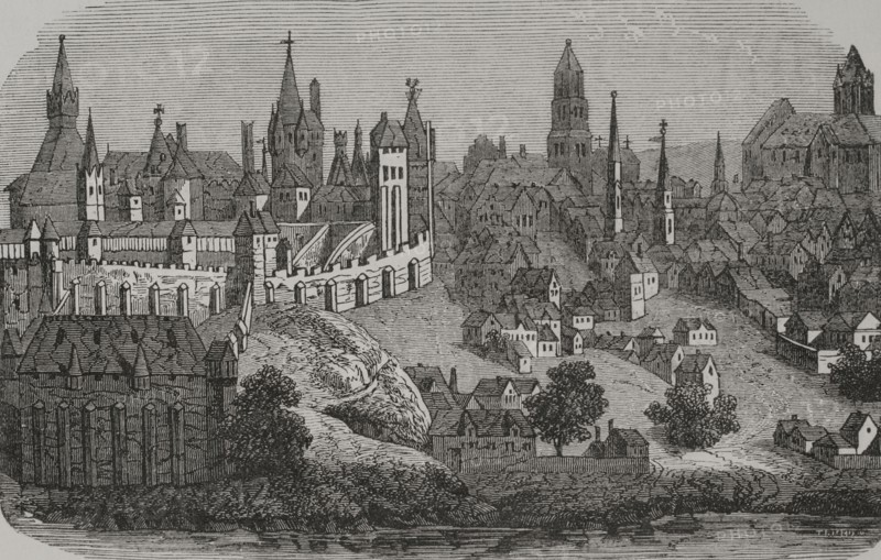 Buda in the Middle Ages.