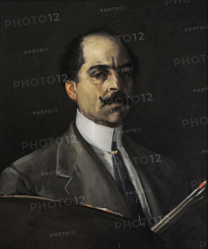 Self-portrait, by Eugenio Lucas Villaamil.