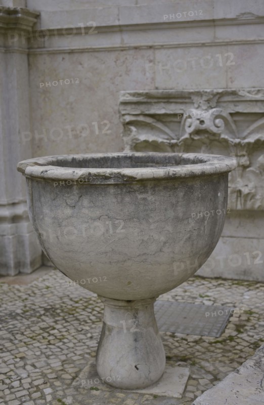 Baptismal font.