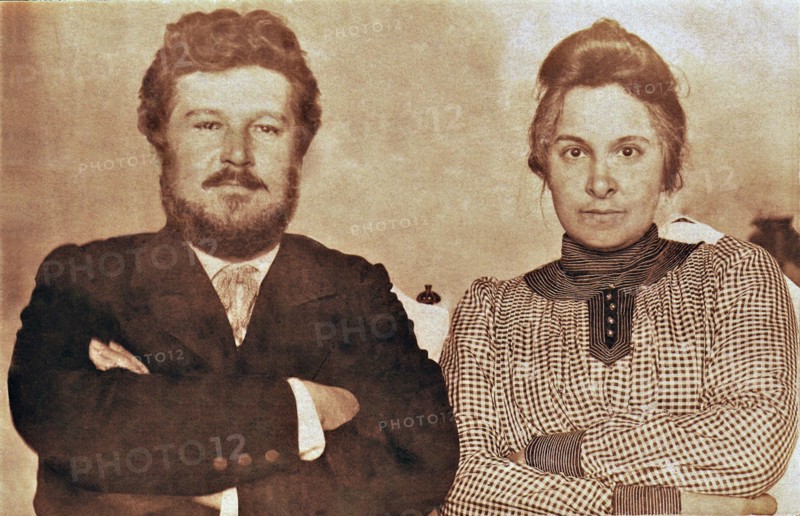 Konstantin Konstantinovich Sokolov and Zinaida Sergeevna Sokolova circa before 1918