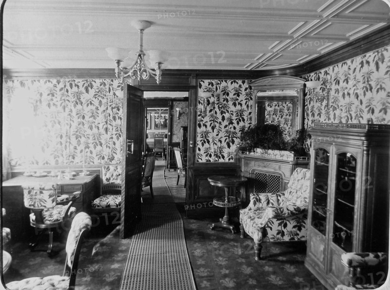 Imperial Yacht Standard - One of the Rooms circa 1896