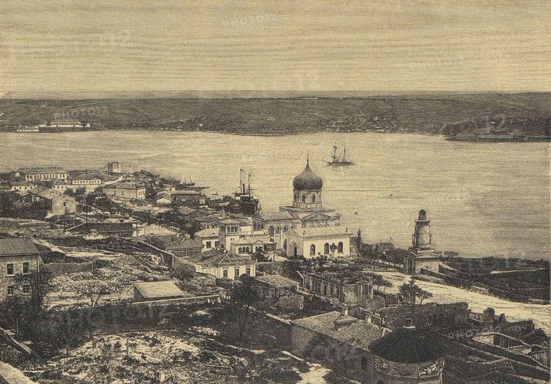 View of the city of Sevastopol circa 1898
