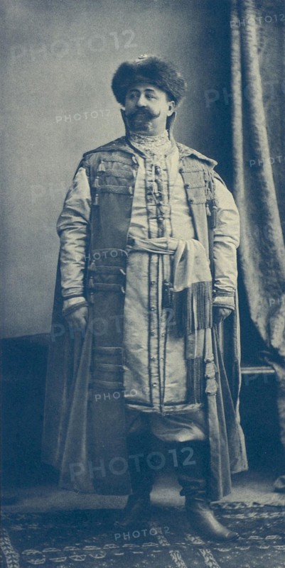 Master of the Horse Prince Ivan Mikhailovich Obolensky in the festive attire of a boyar from the Belgorod line