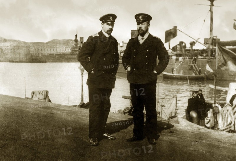 Konstantin and Maximilian von Schulz in Port Arthur circa 1904
