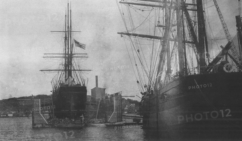 Yacht Zarya in the Norwegian dock circa unknown date