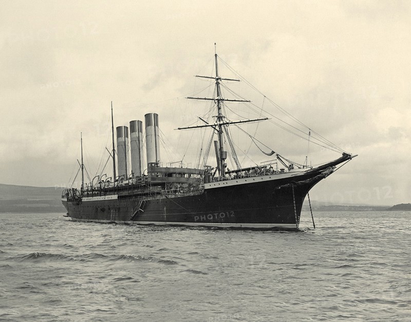 Dobroflot cargo-and-passenger steamer Moskva circa  before 1903