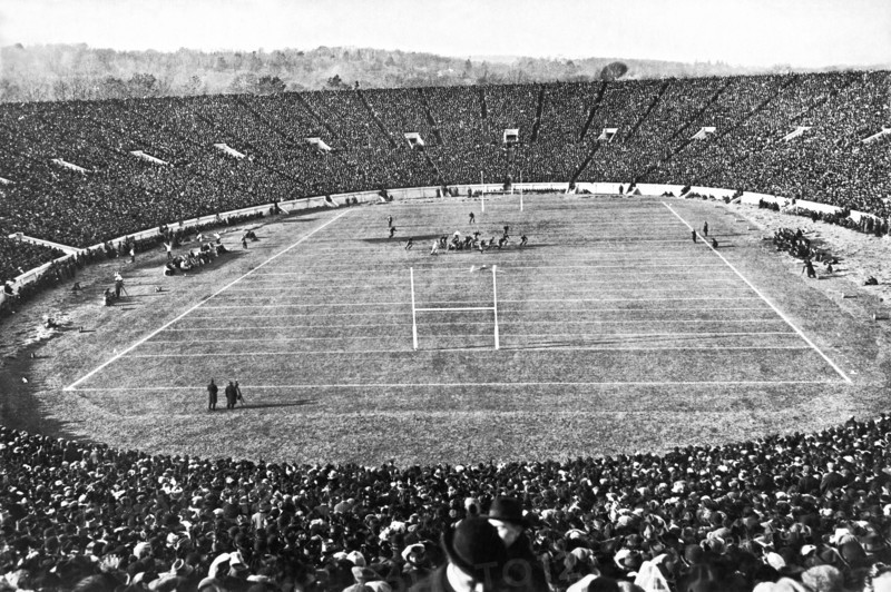 Crowd At Yale Bowl Game