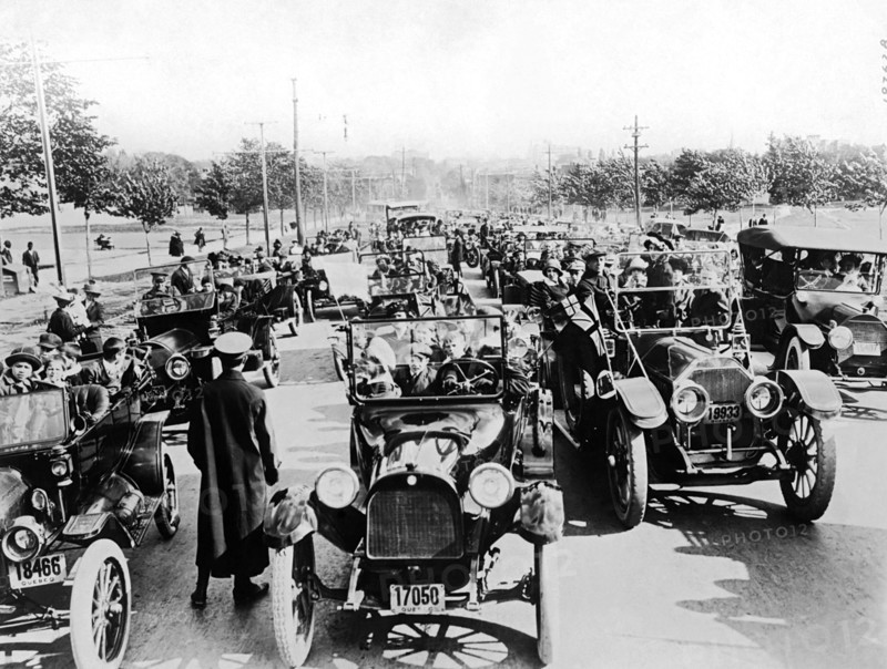 WWI Children In Cars