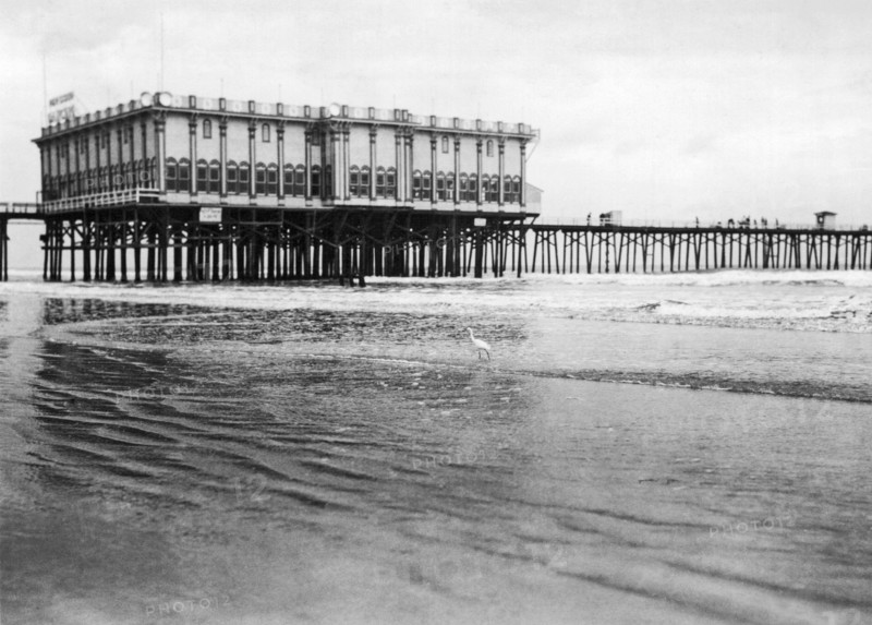 Fishing Pier And Casino At Daytona Beach