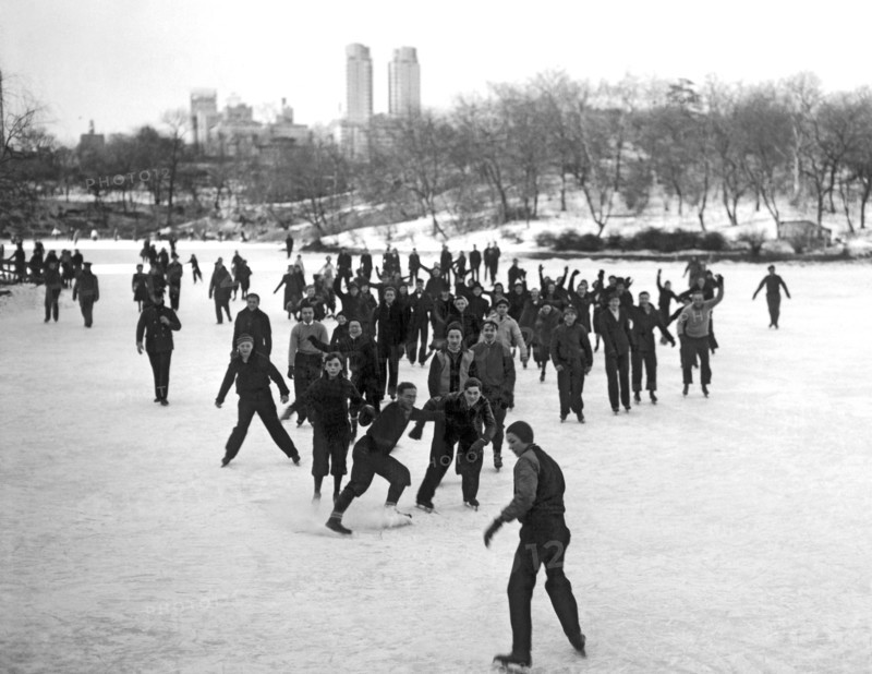 Ice Skaters in Central Park