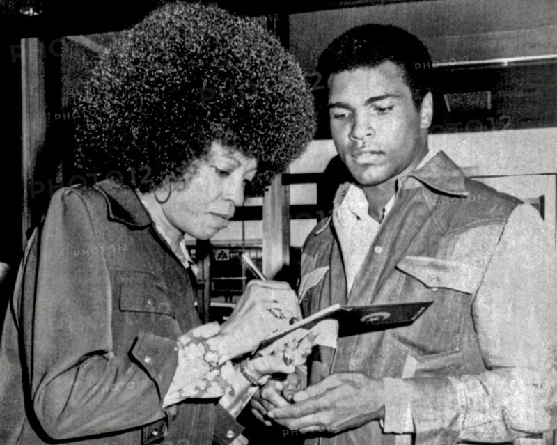 Muhammad Ali and Angela Davis