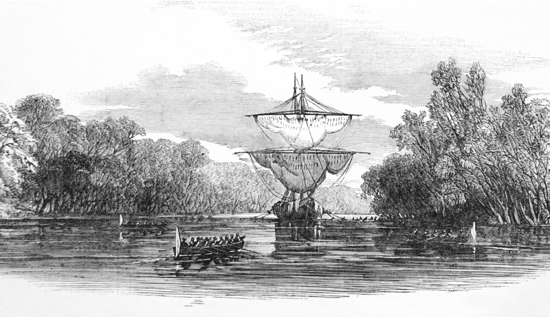 Capture of African Slaver by HMS Linnet in river Pongas.
