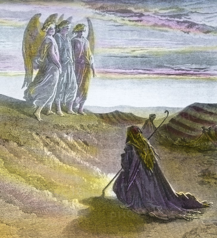 Abraham And The Three Angels.