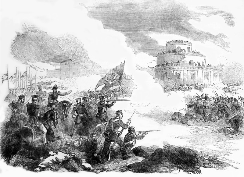 The Battle Of Monte Caseros.