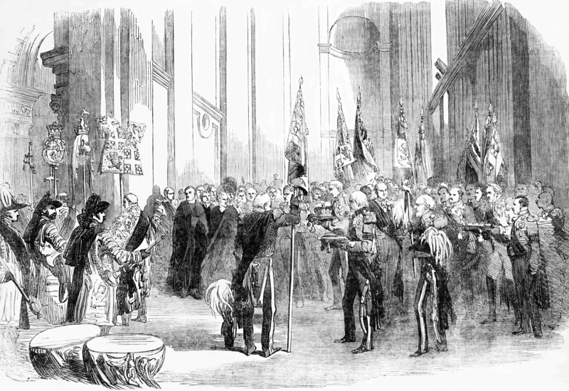 The Funeral Of The Duke Of Wellington.