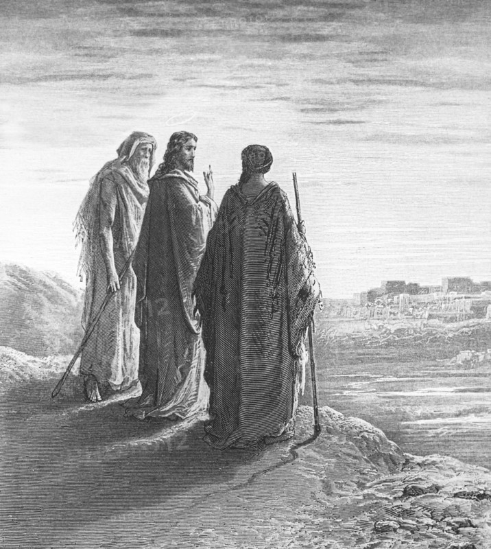 The Disciples On The Way To Emmaus.