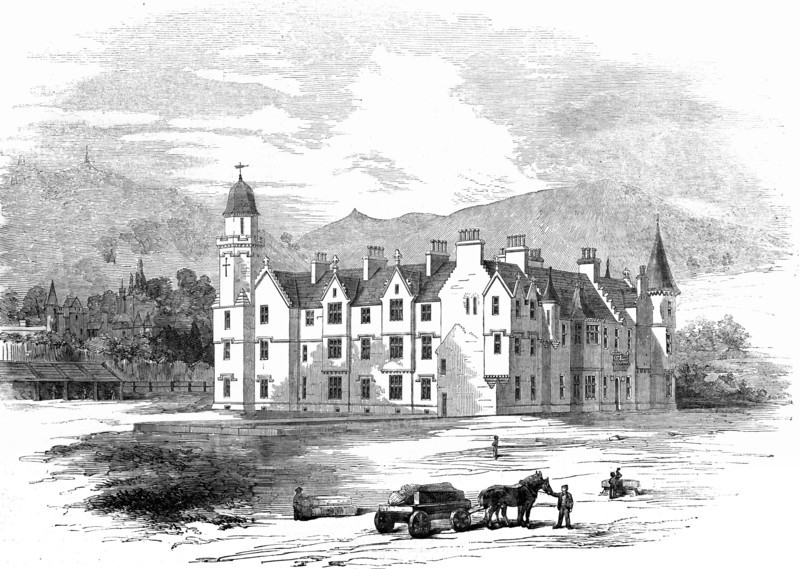 Her Majesty's New Castle At Balmoral From The North East.