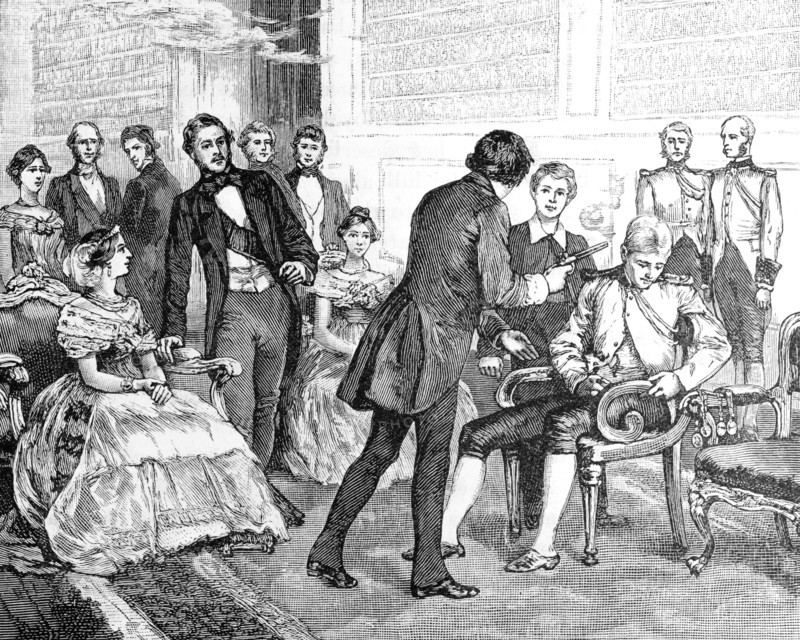 Professor Anderson At Balmoral With Queen Victoria.