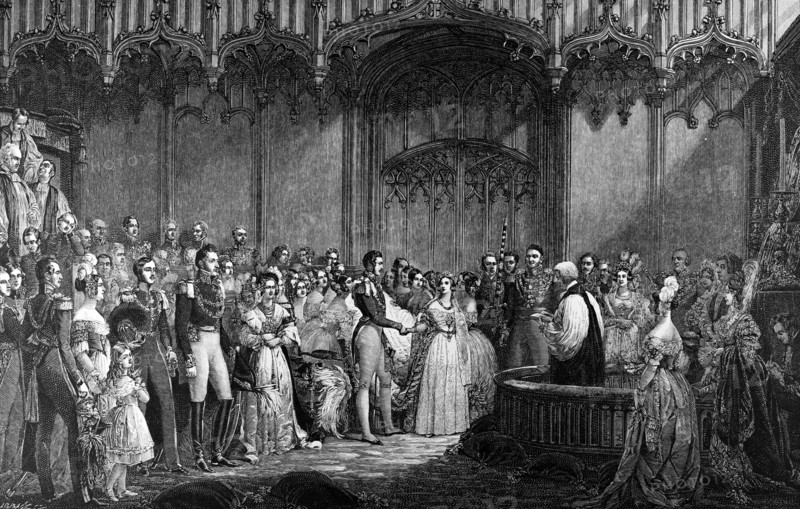 The Marriage Of Queen Victoria.