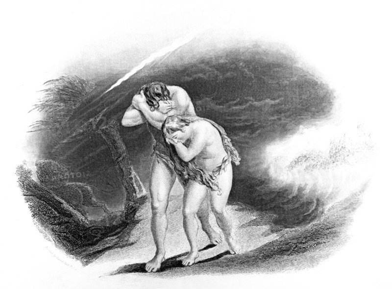 The Expulsion of Adam and Eve.