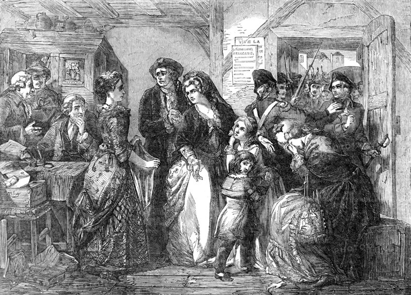 The Arrest Of Louis XVI And His Family At Varennes In June 1701.