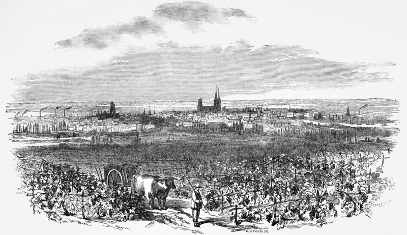 City Of Bordeaux, France.