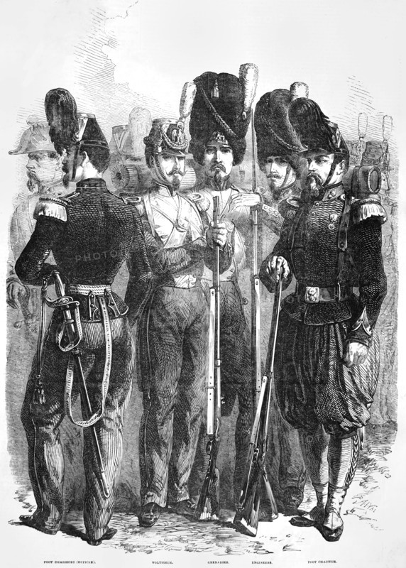 Infantry Of The French Imperial Guard.
