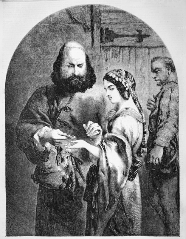 Shylock and Jessica.