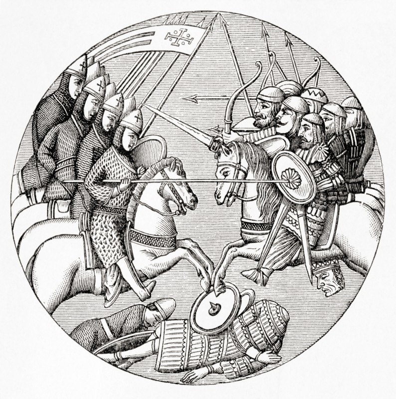 Scene from The Battle of Ascalon.