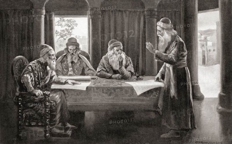 The compilation of The Talmud, a central text of Rabbinic Judaism.