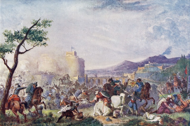 John Sobieski at the Battle of Vienna.