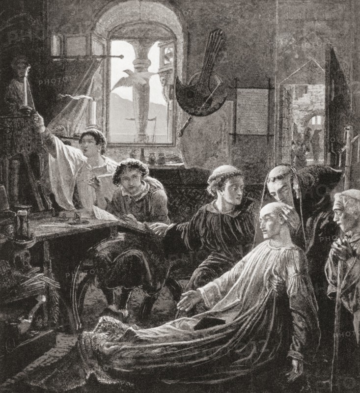 The death of the Venerable Bede.