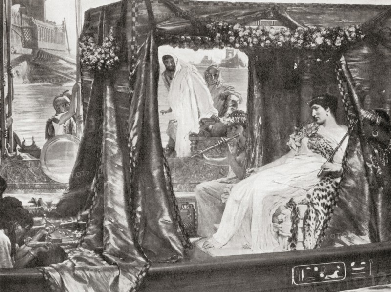 The meeting of Antony and Cleopatra at Tarsus.