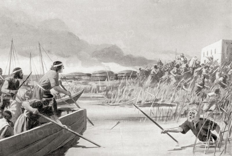 The conquest of the Sealand, Babylonia.