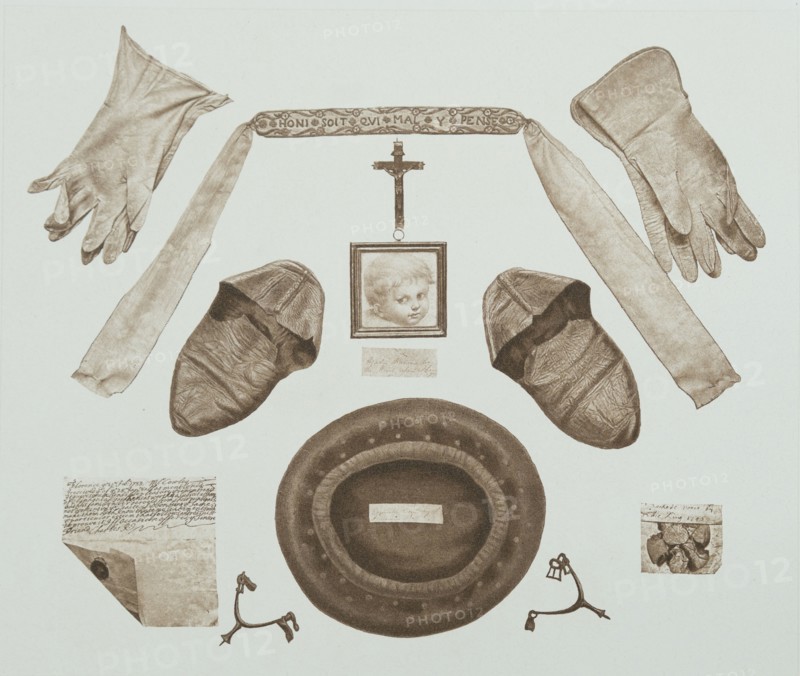 Group of objects relating to prince Charles.
