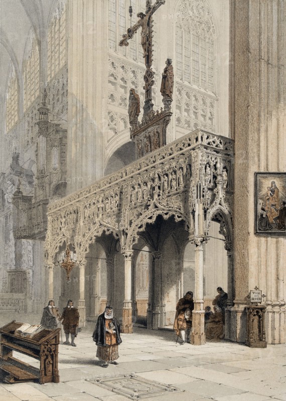 Monuments D'Architecture et de Sculpture en Belgique 1855.