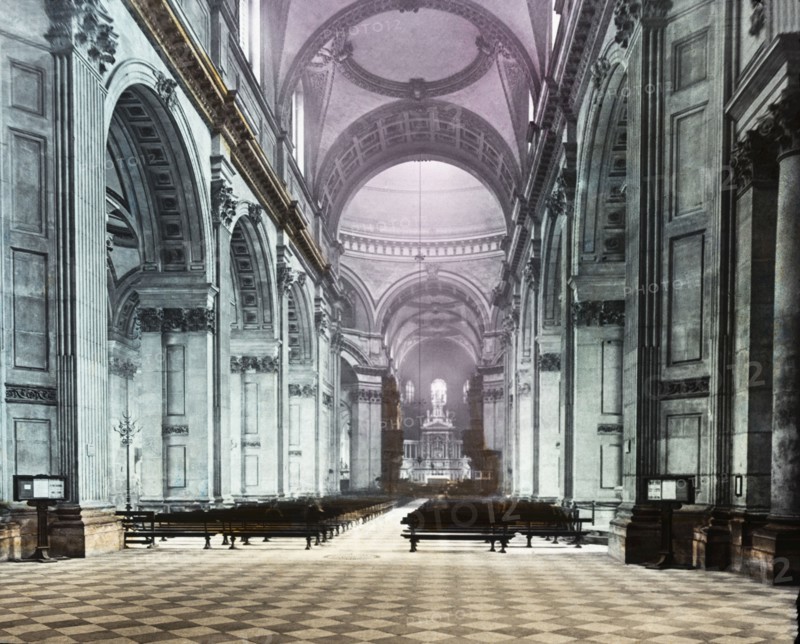 The Nave of St Pauls Cathedral.