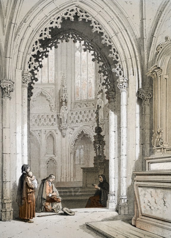 Chapel in St Jame's church at Liege.