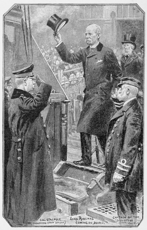 Lord Robert's departure for South Africa.