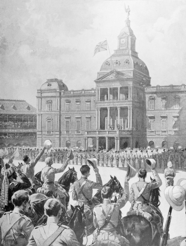 The occupation of Pretoria by the British Forces.