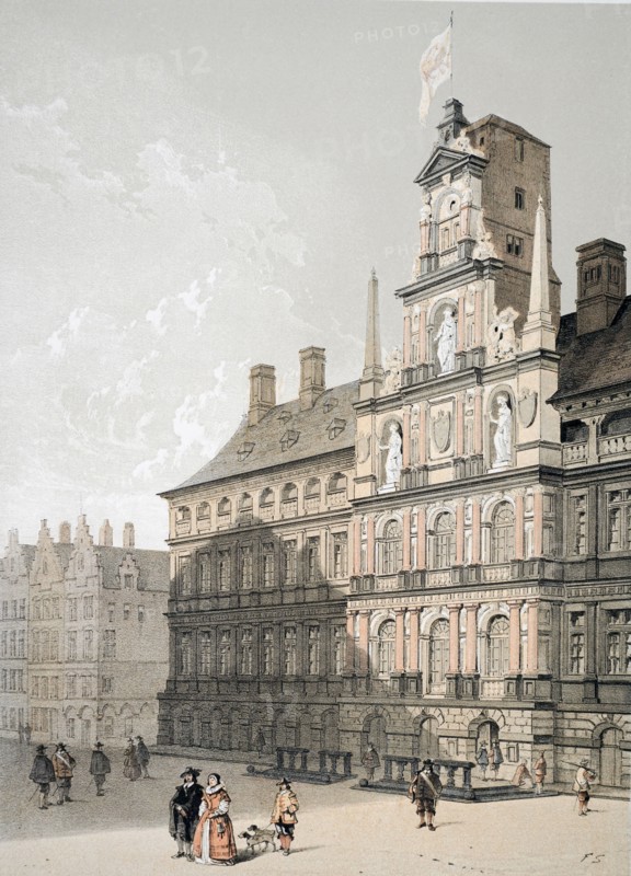 The Stadhuis of Antwerp, Belgium.