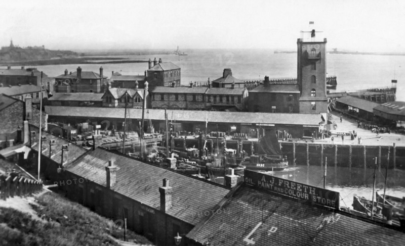 North Shields Fish Quay on the river Tyne.