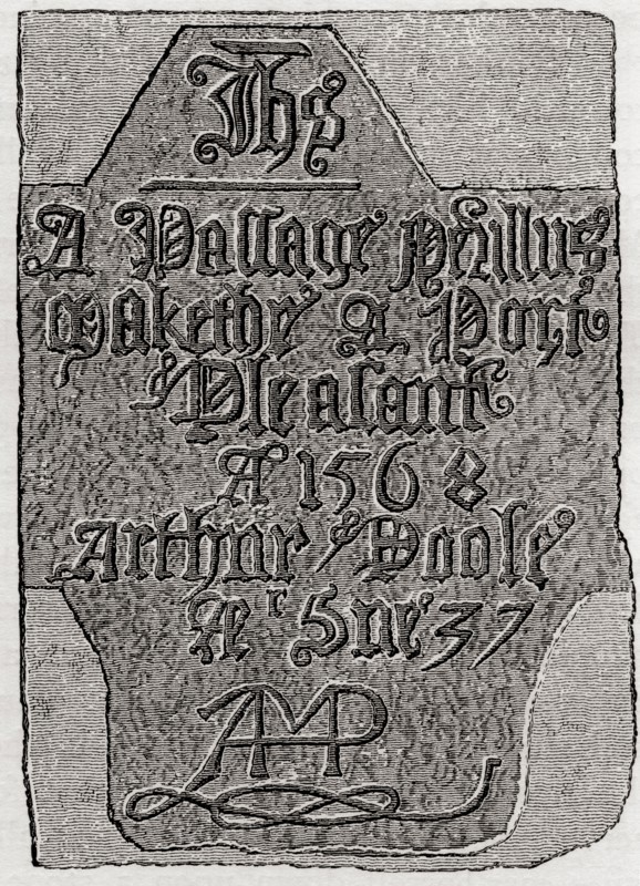 Ancient inscription in the Beauchamp Tower.