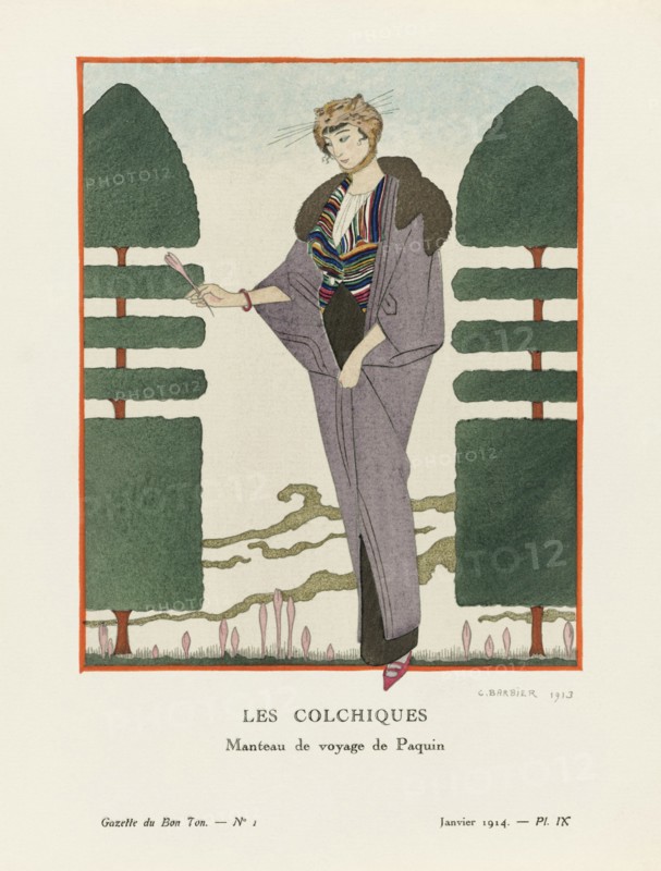 Traveling coat by Paquin.