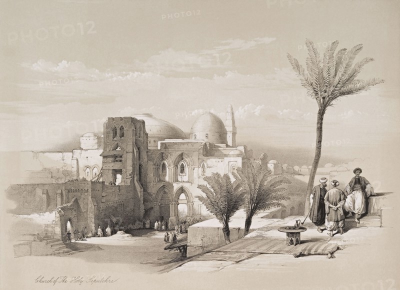 Exterior of the Holy Sepulchre.