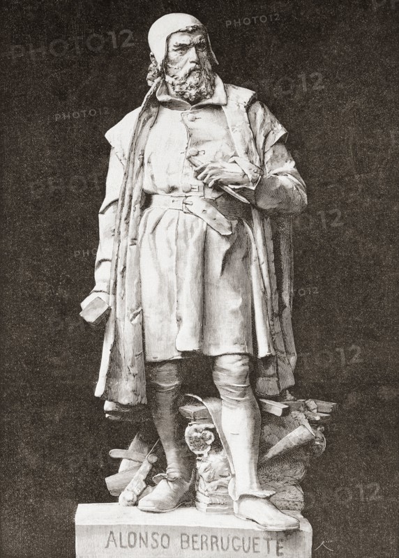 Sculpture of Alonso Gonzalez de Berruguete.