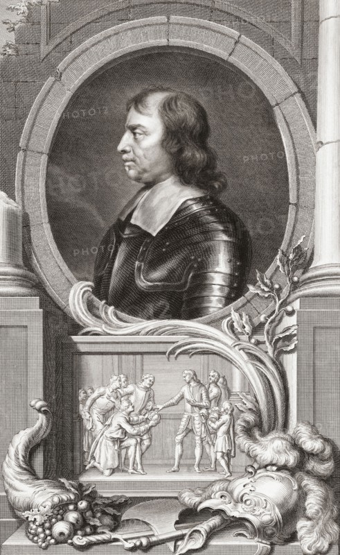Oliver Cromwell.
