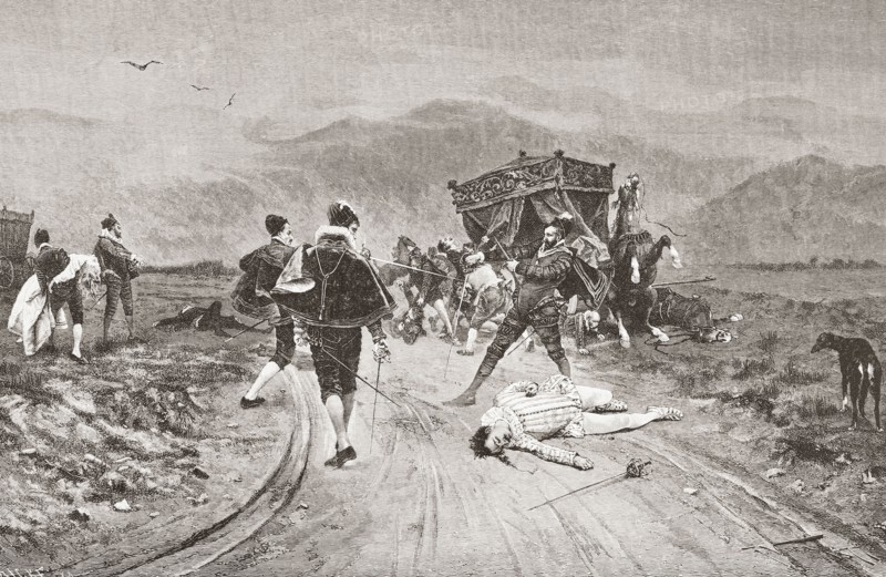An attack on a coach.