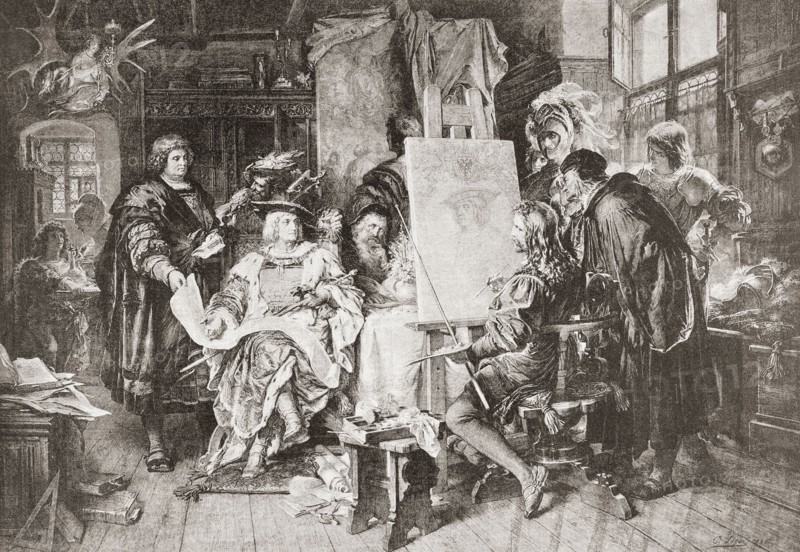 The emperor Maximilian I.